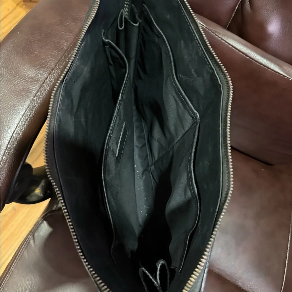 Salvatore Ferragamo Revival 3.0 Slim Leather Briefcase